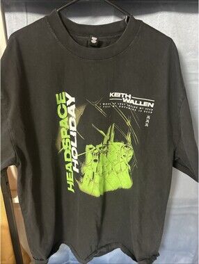 Rare Keith Allen Head Space Holiday Shirt Size Xl